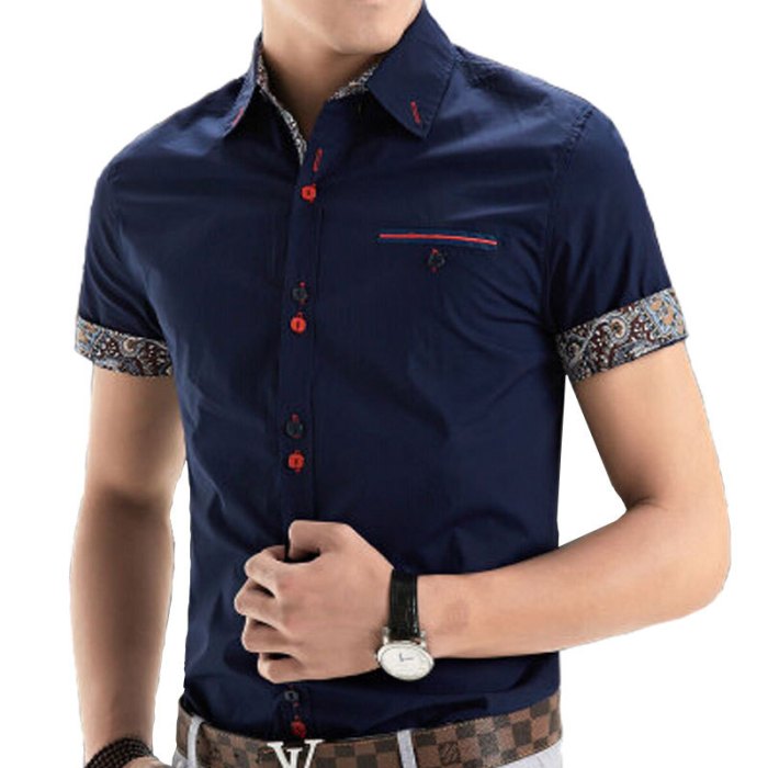 Tall Mens Short Sleeve Dress Shirts Elevate Your Style with Confidence