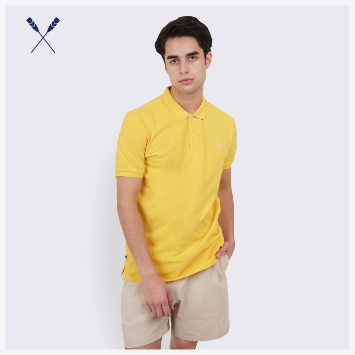 Men's yellow dress shirt