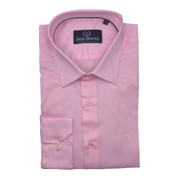 Mens Slim Fit Pink Dress Shirt Elevate Your Style with Confidence