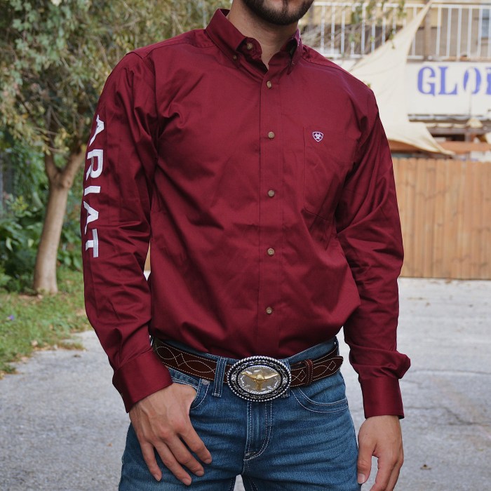 Men ariat dress shirts