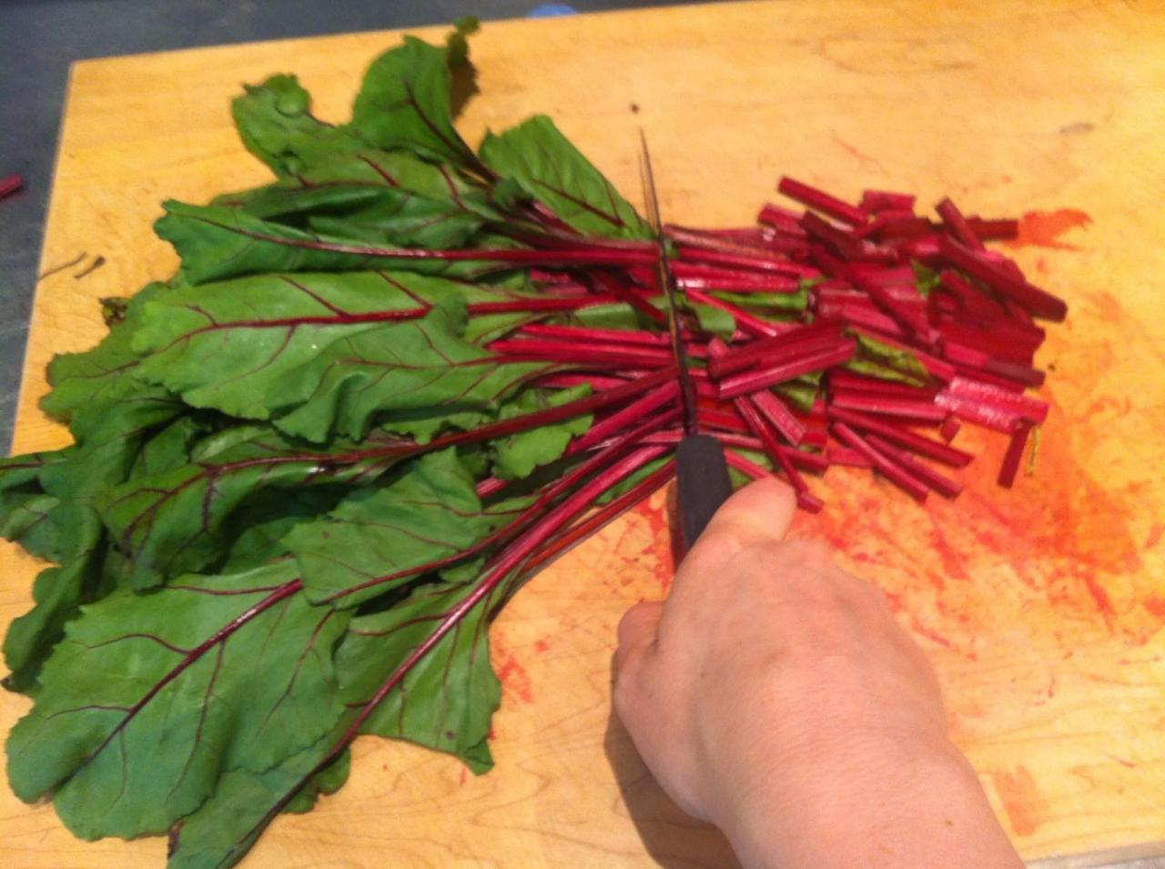 How to cook beetroot leaves indian style