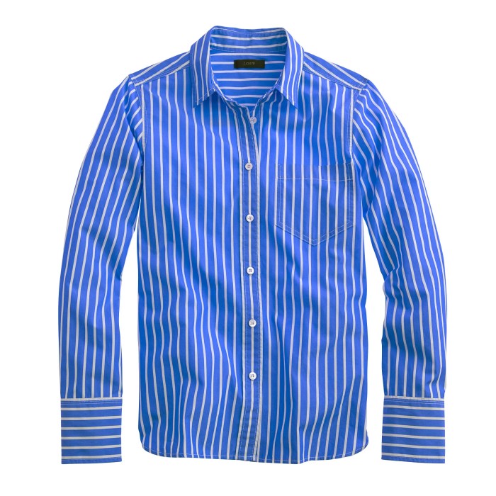 Vertical striped dress shirt men's