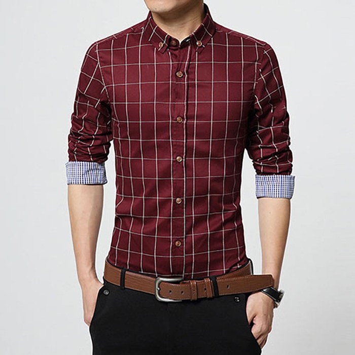 Dress shirt men casual