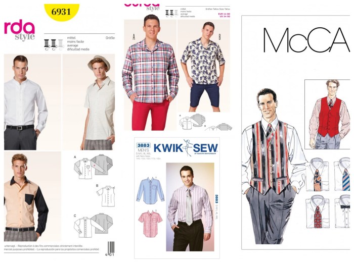 Mens dress shirt patterns